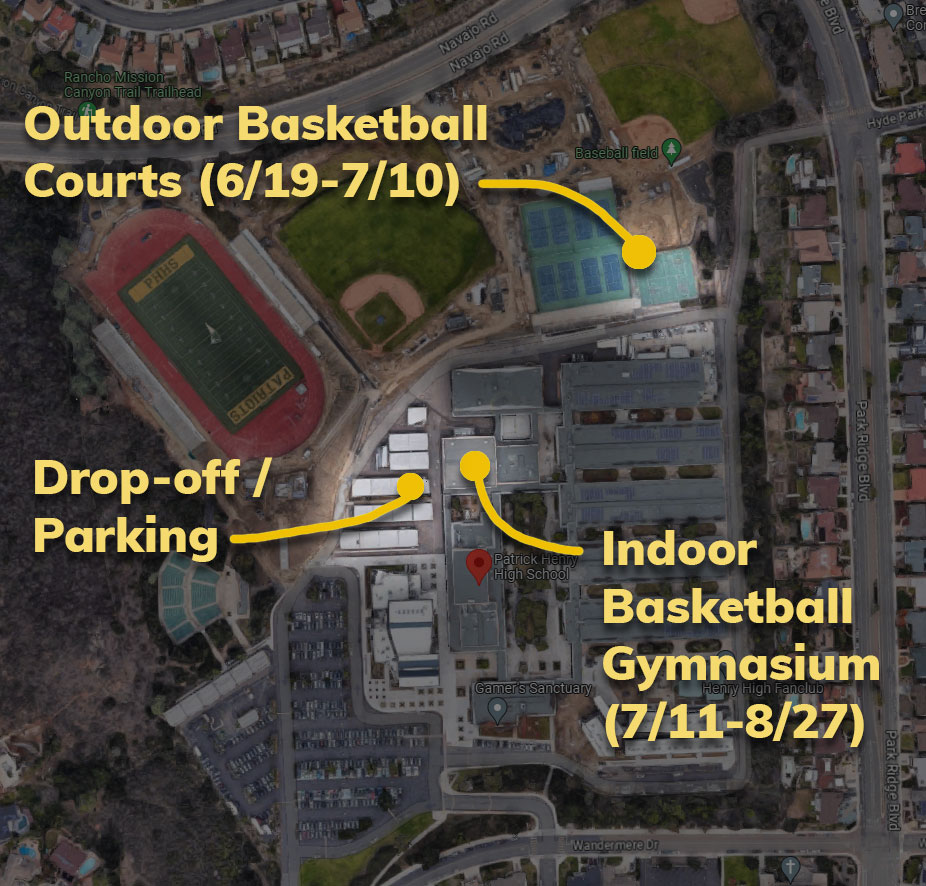 Phhs Basketball Courts Map 